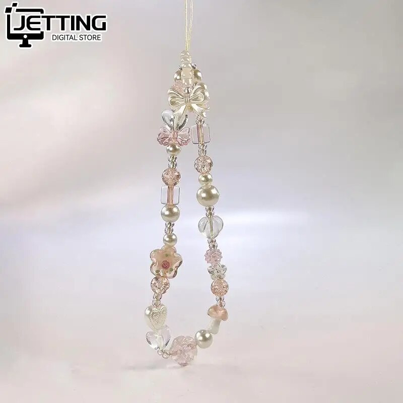 Y2K sidabrinis skaidrus žvaigždės karoliukas raktų pakabukas telefono pakabukas mielas meškiukas, mobilaus telefono dirželio pakabukas, skirtas moteriai mobiliojo telefono priedai