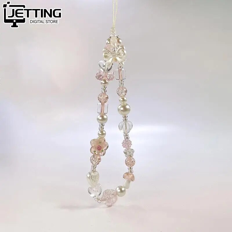 Y2K sidabrinis skaidrus žvaigždės karoliukas raktų pakabukas telefono pakabukas mielas meškiukas, mobilaus telefono dirželio pakabukas, skirtas moteriai mobiliojo telefono priedai