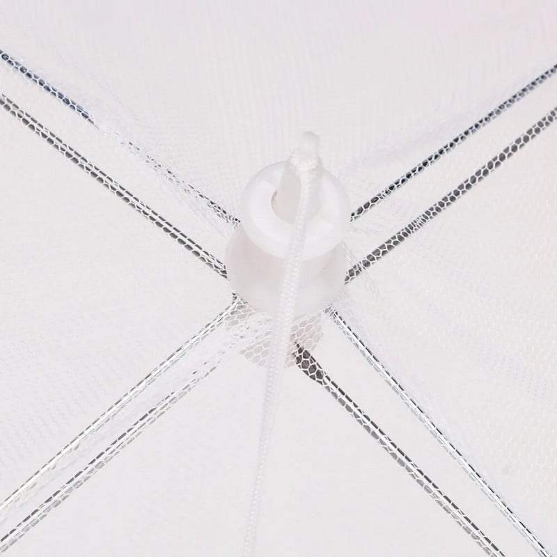 1 tk kokkupandav majapidamistoidu vihmavari, pestav võrgust toidukate pikniku grillpidu kärbsevastane sääsevõrk telk Köögividinad