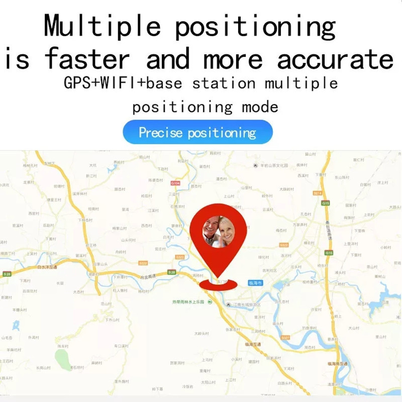 GS17 pagyvenusių žmonių išmanusis telefonas laikrodis 4G Visi Netcom vaizdo skambučiai Apsaugos nuo kritimo signalizacija GPS vieta HD kamera SOS 1G/8G išmanusis laikrodis