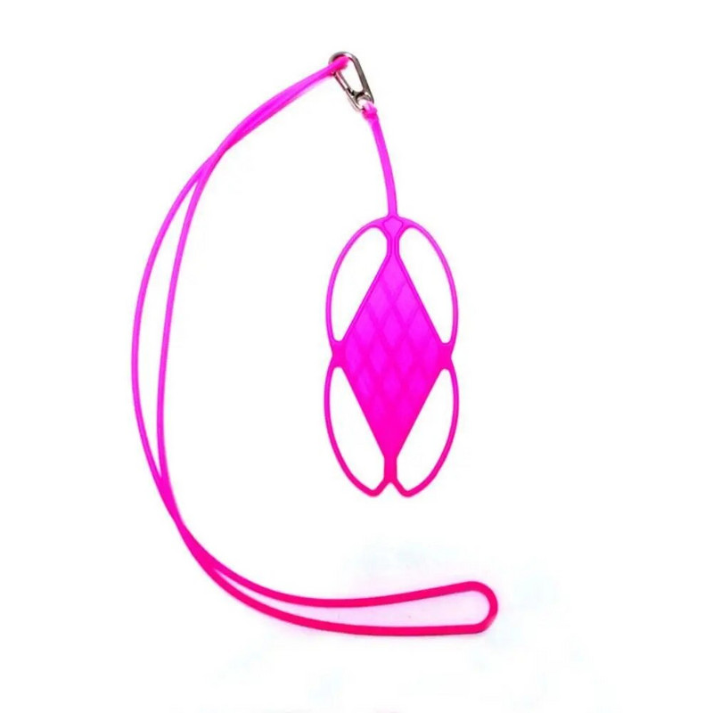 Silikono mobiliojo telefono dirželio laikiklio dėklo dangtelis rakto virvė kaklo dirželis universalus kaklo papuošalas, skirtas iPhone Huawei Xiaomi Samsung