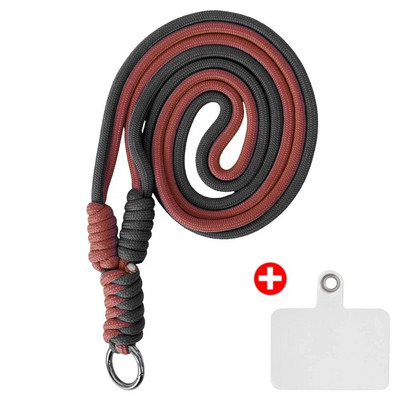 Universalus mobilusis telefonas nailoninis dirželis su kryžminiu korpusu, 120 cm reguliuojamas telefono dirželis, skirtas iPhone Samsung Mi