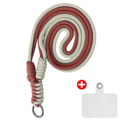 Universalus mobilusis telefonas nailoninis dirželis su kryžminiu korpusu, 120 cm reguliuojamas telefono dirželis, skirtas iPhone Samsung Mi