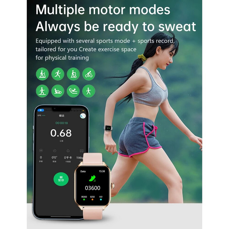 VS1 išmanusis laikrodis moteriškas vyriškas rankinis laikrodžiai išmanusis ryšys Bluetooth skambučių išmanusis laikrodis vyriškas rankinis laikrodis GPS sekimo apyrankė kūno rengybai