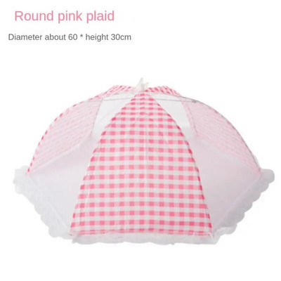 Sulankstomas maisto užvalkalas tinklelis nuo uodų tinklelis indų užvalkalas Dulkėms atsparus stalo užvalkalas skėčiui pikniko tinklelio virtuvės prietaisai