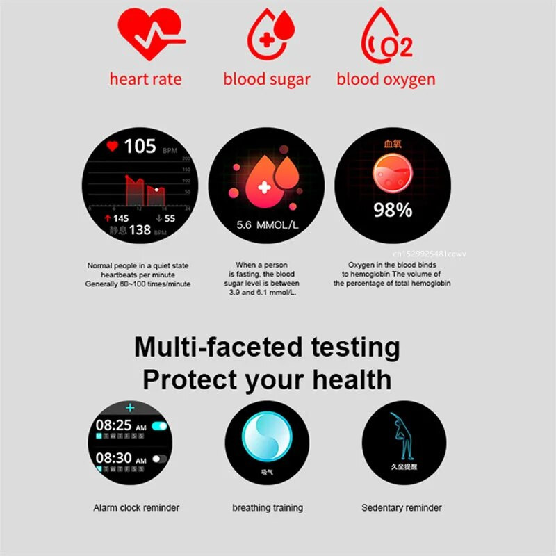 Išmanusis laikrodis R6 Pro Max Bluetooth Call NFC belaidis įkrovimas Sveikatos stebėjimas Sportas, kūno rengybos stebėjimas, vyrų, moterų išmanusis laikrodis