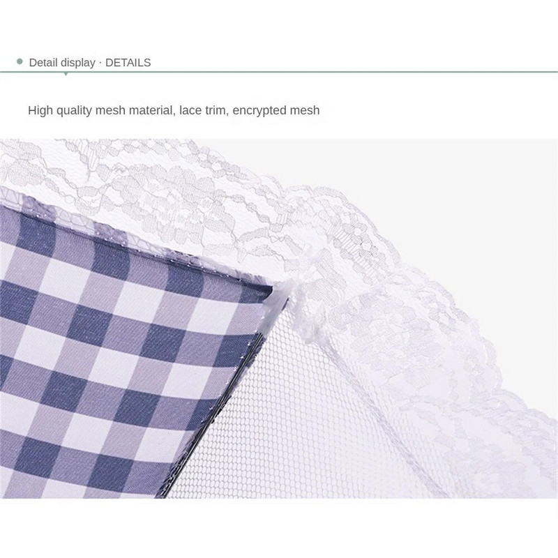 Nešiojamas maistinis tinklinis skėtis - Didelė sulankstoma maisto dangtelis palapinė kvėpuojanti nuo uodų skėčiai virtuvės prietaisai