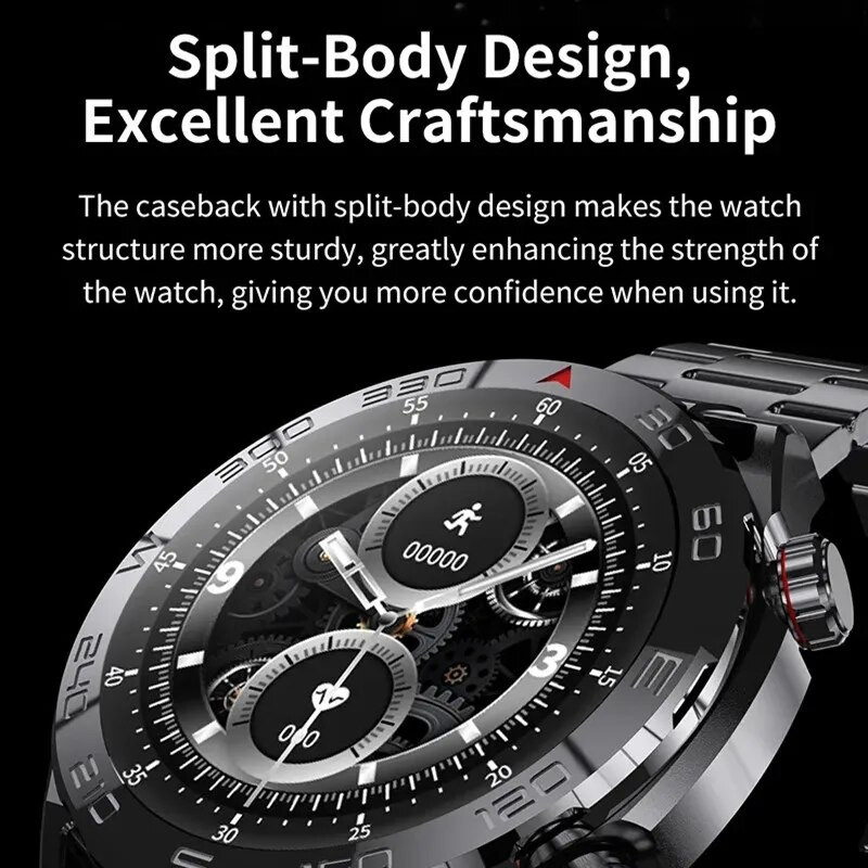 Verslo vyrų išmanusis laikrodis ZD5 Ultra Mate NFC „Bluetooth Call“ belaidis įkroviklis pulso dažnio Z5 UM išmanusis laikrodis „Sport Fitness“ apyrankė