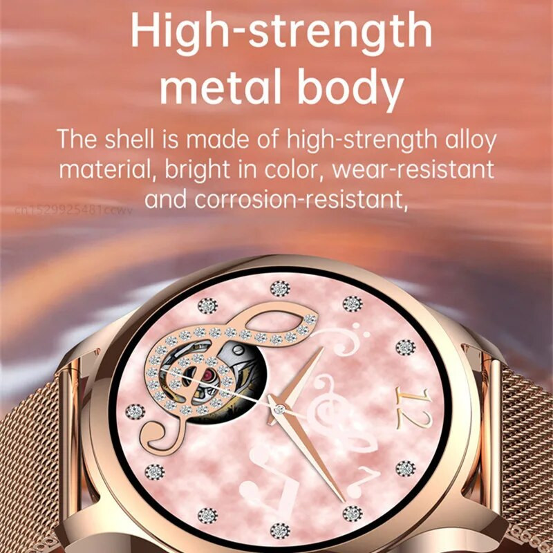 LW92 Women Fashion Smart Watch 1,32 ιντσών BT Calling AI Voice Assistant Lady Sport Fitness Tracker Health Monitor Smartwatch