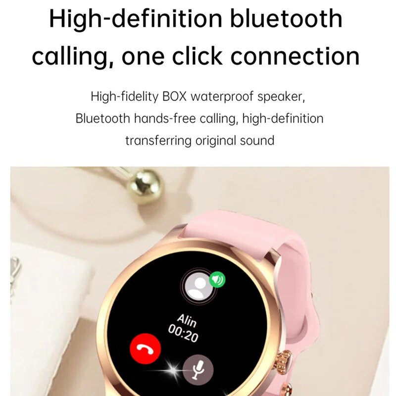 LW92 Women Fashion Smart Watch 1,32 ιντσών BT Calling AI Voice Assistant Lady Sport Fitness Tracker Health Monitor Smartwatch