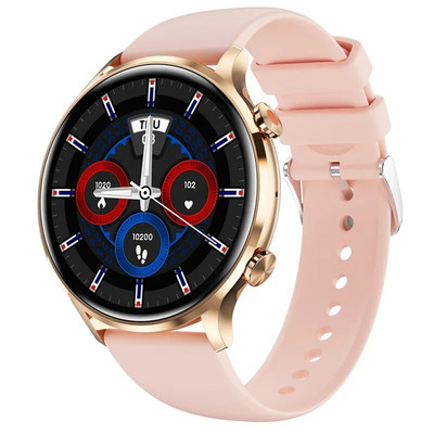 Moteriškas mados išmanusis laikrodis QS40 didelio ekrano „Bluetooth“ skambučių sveikatos stebėjimas, vyrų sportinis kūno rengybos stebėjimas, moteriškas išmanusis laikrodis