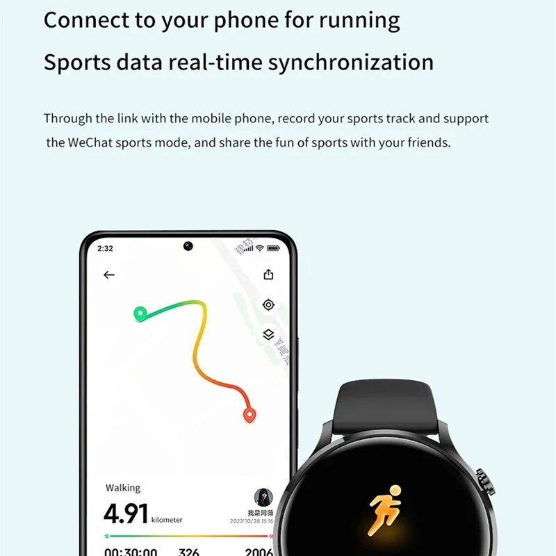Moteriškas mados išmanusis laikrodis QS40 didelio ekrano „Bluetooth“ skambučių sveikatos stebėjimas, vyrų sportinis kūno rengybos stebėjimas, moteriškas išmanusis laikrodis