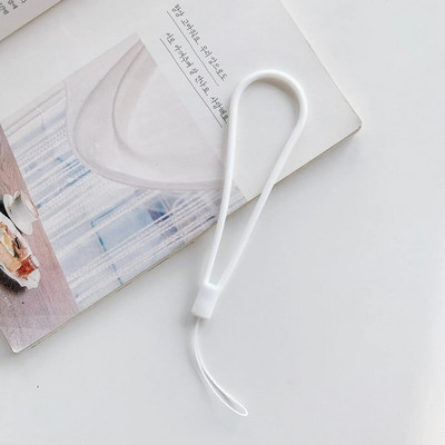 Riešo dirželis, skystas silikoninis dirželis, mažas trumpas guminis pakabukas, skirtas mobiliojo telefono skėčiui, vandens buteliui, fotoaparatui, USB raktas