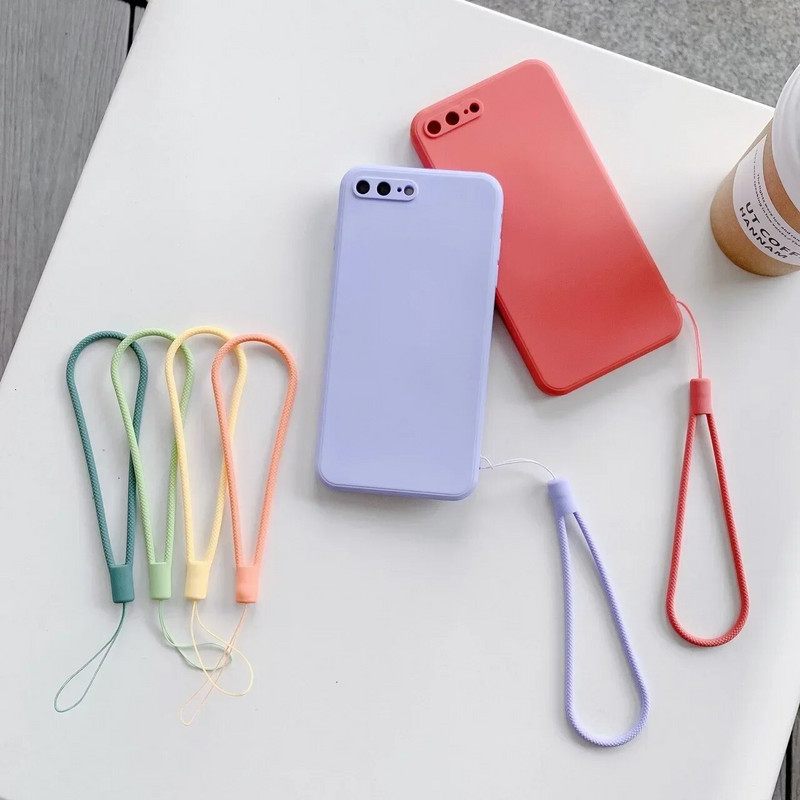 Riešo dirželis, skystas silikoninis dirželis, mažas trumpas guminis pakabukas, skirtas mobiliojo telefono skėčiui, vandens buteliui, fotoaparatui, USB raktas