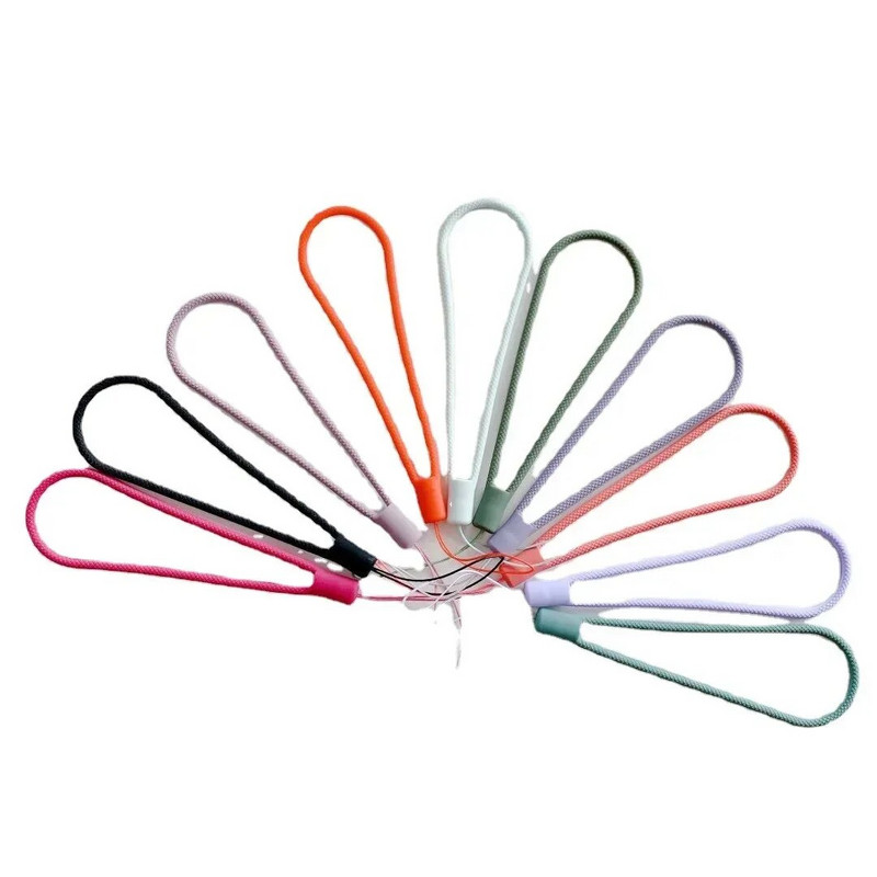 Riešo dirželis, skystas silikoninis dirželis, mažas trumpas guminis pakabukas, skirtas mobiliojo telefono skėčiui, vandens buteliui, fotoaparatui, USB raktas