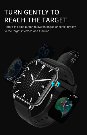 ΝΕΟ HD11 Smartwatch 1,9 ιντσών Πλήρης οθόνη Bluetooth Κλήση παρακολούθησης ύπνου NFC με κωδικό πρόσβασης Έξυπνο ρολόι για άνδρες γυναίκες