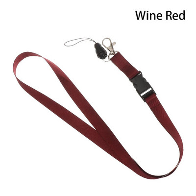 1 vnt spalvinga mobiliojo telefono kaklo dirželio ženkliuko virvė ID kortelės virvė Kortelės dirželiai USB ženkliuko sporto salės laikiklis raktų pakabukas fotoaparato virvė