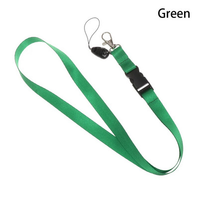 1 vnt spalvinga mobiliojo telefono kaklo dirželio ženkliuko virvė ID kortelės virvė Kortelės dirželiai USB ženkliuko sporto salės laikiklis raktų pakabukas fotoaparato virvė