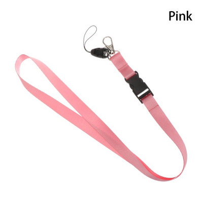 1 vnt spalvinga mobiliojo telefono kaklo dirželio ženkliuko virvė ID kortelės virvė Kortelės dirželiai USB ženkliuko sporto salės laikiklis raktų pakabukas fotoaparato virvė