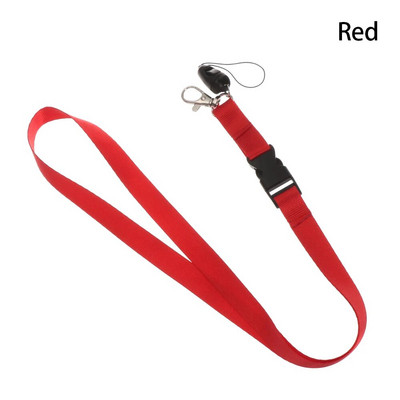 1 vnt spalvinga mobiliojo telefono kaklo dirželio ženkliuko virvė ID kortelės virvė Kortelės dirželiai USB ženkliuko sporto salės laikiklis raktų pakabukas fotoaparato virvė