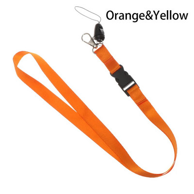 1 vnt spalvinga mobiliojo telefono kaklo dirželio ženkliuko virvė ID kortelės virvė Kortelės dirželiai USB ženkliuko sporto salės laikiklis raktų pakabukas fotoaparato virvė