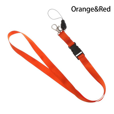 1 vnt spalvinga mobiliojo telefono kaklo dirželio ženkliuko virvė ID kortelės virvė Kortelės dirželiai USB ženkliuko sporto salės laikiklis raktų pakabukas fotoaparato virvė