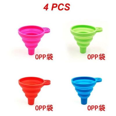 Kaasaskantavad silikoonist kokkupandavad lehtrid majapidamises kasutatavad toiduvalmistamisvahendid kütusepaagi jaoks Õlleõli Kokkupandavad lehtrid Köögitarvikud