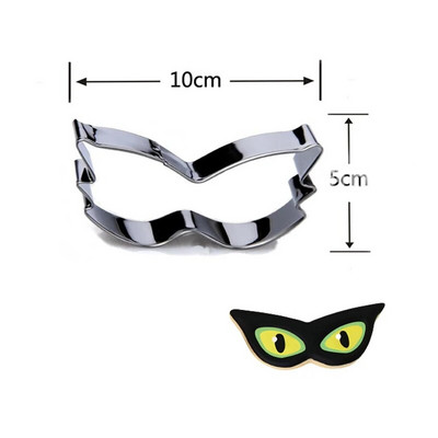 Kaukė sausainių pjaustyklė nerūdijančio plieno sausainių peilis kepimo vaisiai virtuvės įrankiai pelėsių įspaudimas spausdinimas 