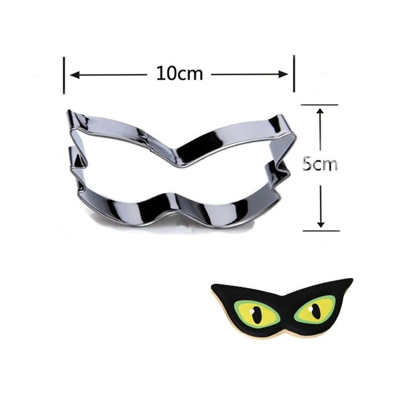 Kaukė sausainių pjaustyklė nerūdijančio plieno sausainių peilis kepimo vaisiai virtuvės įrankiai pelėsių įspaudimas spausdinimas 