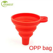 Hordozható tölcsérek szilikon összecsukható tölcsér 1db összecsukható tölcsér, összecsukható kis olajos edény tölcsér konyhai eszközök