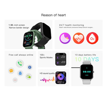 2024 Нов Мъже Жени Blue Tooth Call Full Touch Screen Smart Watch Heart Rtae 100+ Sport Modes Водоустойчив Lady Fitness Smartwatch