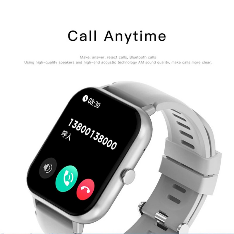 2024-es új férfi, női kékfogú hívás, teljes érintőképernyős okosóra Heart Rtae 100+ sportolási módok, vízálló női fitnesz okosóra