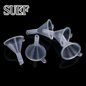 50 tk Mini plastikust väikesed lehtrid parfüümi vedela eeterliku õli täitmiseks, tühja pudeli pakkimise tööriist kooli laboritarbed