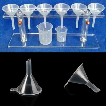 50PCS Mini Plastic Small Funnels for Perfume Liquid Essential Oil Filling Empty Bottle Packing Tool School Supplies