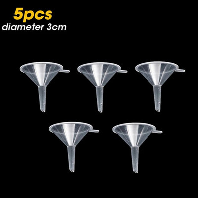 5 tk kaasaskantavad minilehtrid Väikesed plastlehtrid Koduköök Vedeliku dosaatorid Mitmevärvilised lehtrid Köögividinad Aksessuaarid