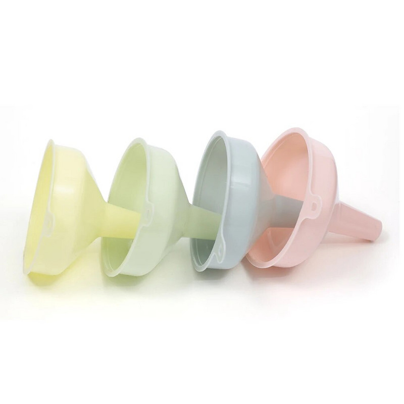 5 tk kaasaskantavad minilehtrid Väikesed plastlehtrid Koduköök Vedeliku dosaatorid Mitmevärvilised lehtrid Köögividinad Aksessuaarid