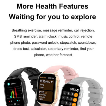 Έξυπνο ρολόι HK26 Ανδρική κλήση Bluetooth 2,04 ιντσών AMOLED Μεγάλη οθόνη NFC AI Voice Sport Fitness Tracker Γυναικείο Smartwatch