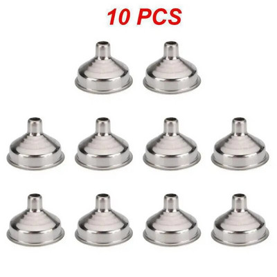 1~10 ks nerezový lievik s malým hrdlom, barová fľaša na víno, mini lievik na plnenie hip banky, úzkoústej fľaše, džbán, lievik