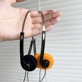Слушалки с кабелни слушалки Музика Mp3 Walkman Ретро чувства Преносими жични малки слушалки Спортна мода Снимки Реквизит