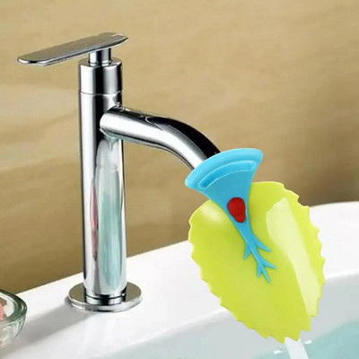 pentru copii Spălarea mâinilor din plastic în formă de frunze de apă Extensie de robinet pentru chiuvetă Extensor de robinet pentru spălarea mâinilor Accesorii auxiliare de bucătărie
