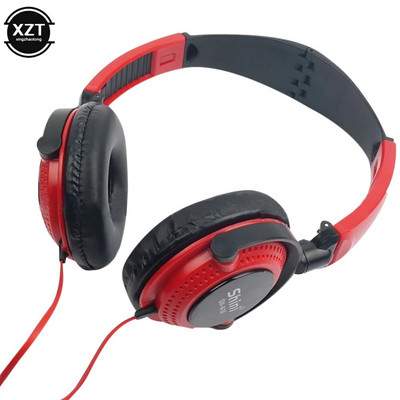 Žičane slušalice bez mikrofona Shini 3,5 mm slušalice sklopive slušalice za igrice Super Bass stereo glazbene slušalice za PC telefone