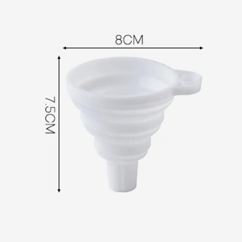 Silikoninis piltuvo rinkinys Automobilio variklio piltuvas Nešiojamas auto variklis benzino keitimo piltuvas Automobilių priedai Buitinis skysčių dozavimo įrankis