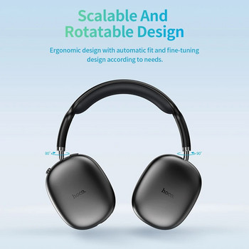 HOCO W35 Air TWS Слушалки Безжични Bluetooth HIFI Стерео слушалки Игра Слушалки Субуфер Тапи за уши за Xiaomi Sumsamg Huawei PC