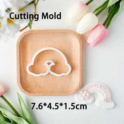 Pink Birthday Fondant Cookie Form Baby Shower Party Cookies Reljefinis formavimas Biskvitas Desertas Antspaudas Kepimo reikmenys Virtuvės įrankiai