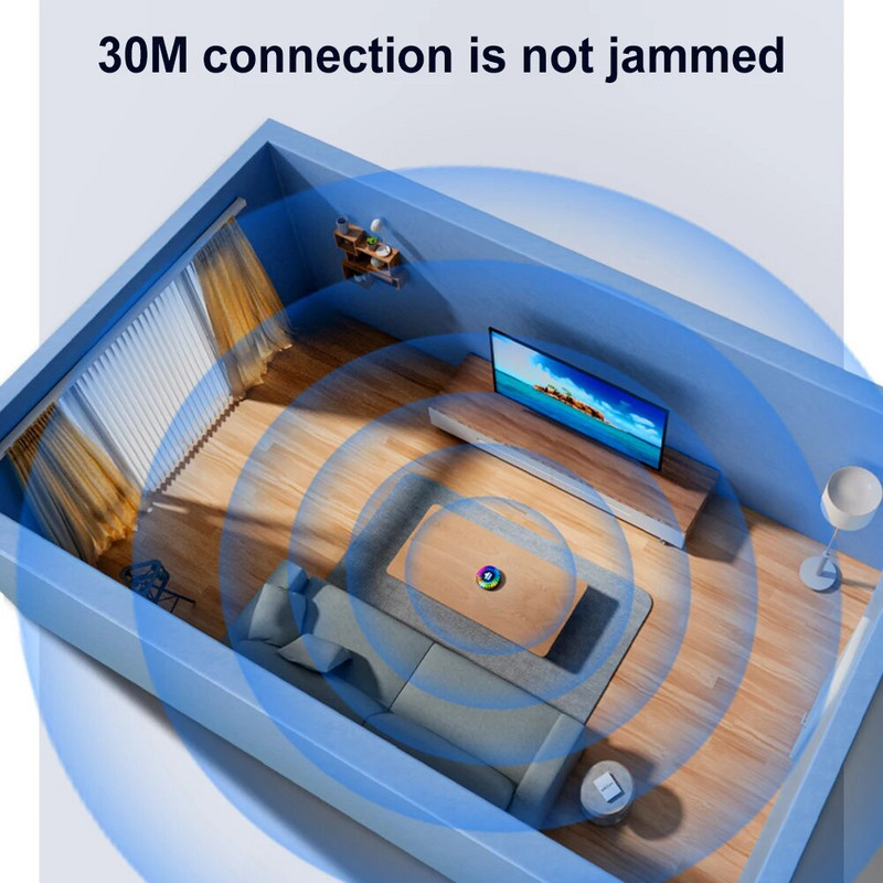 Kaulų laidumo Bluetooth garsiakalbio APP valdymo atmosferos šviesos paėmimo ritmo lempa RGB HIFI stereofoninio garso dėžutės belaidis garsiakalbis