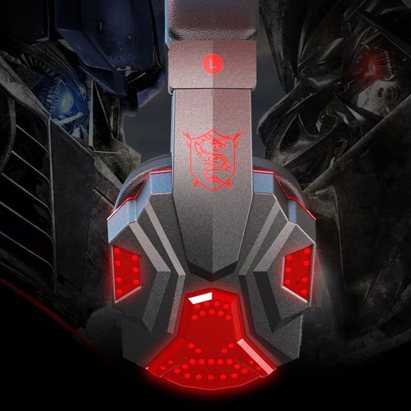 SY-T830 Căști de jocuri compatibile Bluetooth5.1 Căști fără fir pentru gamer cu microfon cu anulare a zgomotului Căști cu fir pentru telefon