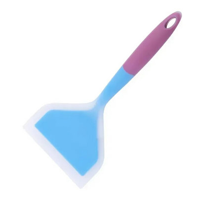 Silikoninis blynų vartytuvas Nelipnus keptų kiaušinių vartymas jautienos picos spaustukai Maisto rūšies mentele BBQ įrankiai Virtuvės indai