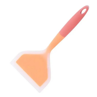 Silikoninis blynų vartytuvas Nelipnus keptų kiaušinių vartymas jautienos picos spaustukai Maisto rūšies mentele BBQ įrankiai Virtuvės indai