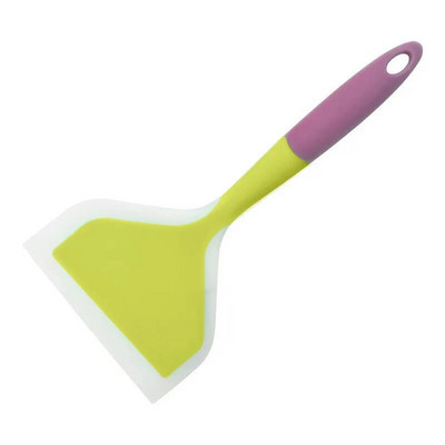 Silikoninis blynų vartytuvas Nelipnus keptų kiaušinių vartymas jautienos picos spaustukai Maisto rūšies mentele BBQ įrankiai Virtuvės indai