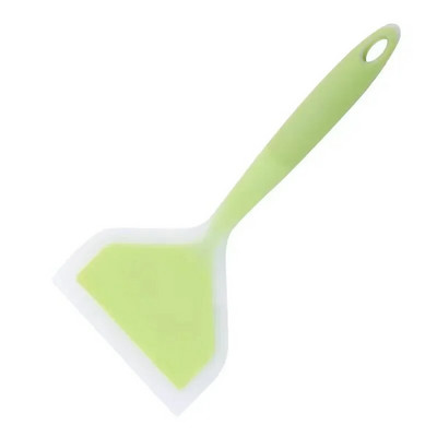 Silikoninis blynų vartytuvas Nelipnus keptų kiaušinių vartymas jautienos picos spaustukai Maisto rūšies mentele BBQ įrankiai Virtuvės indai